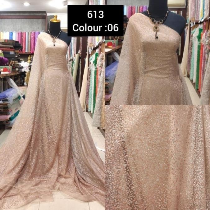 best seller] Kain Tile Sugar Candy Gradasi Ombre Nude - Rose Gold