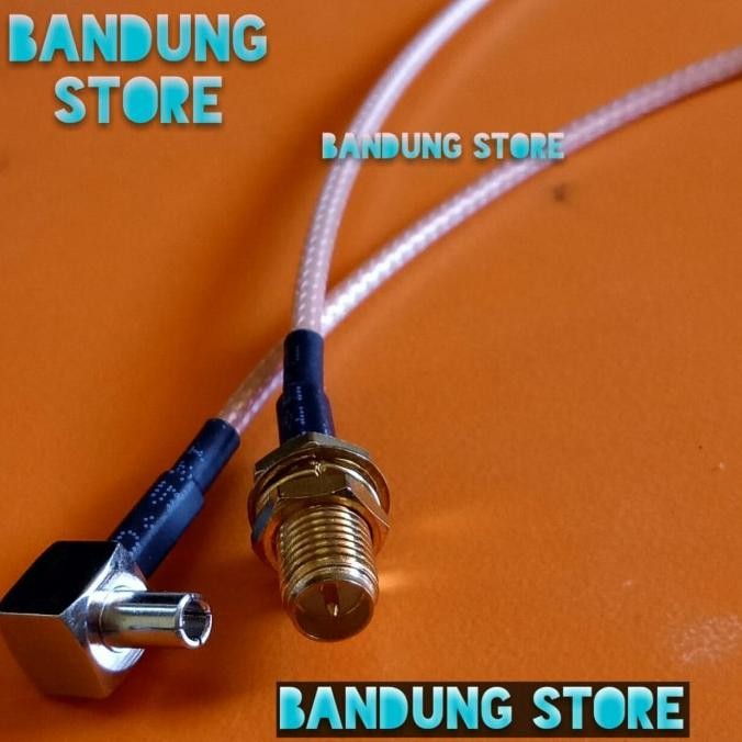 ___] kabel pigtail modem/pigtail ts9 to rp-sma female rg316 teflon