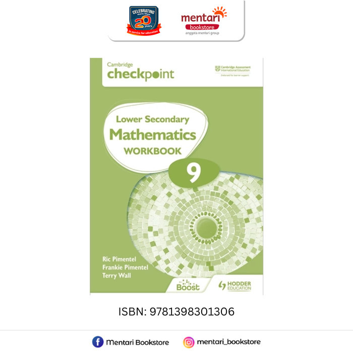 

Hodder Cambridge Checkpoint Lower Secondary Mathematics 3rd Edition