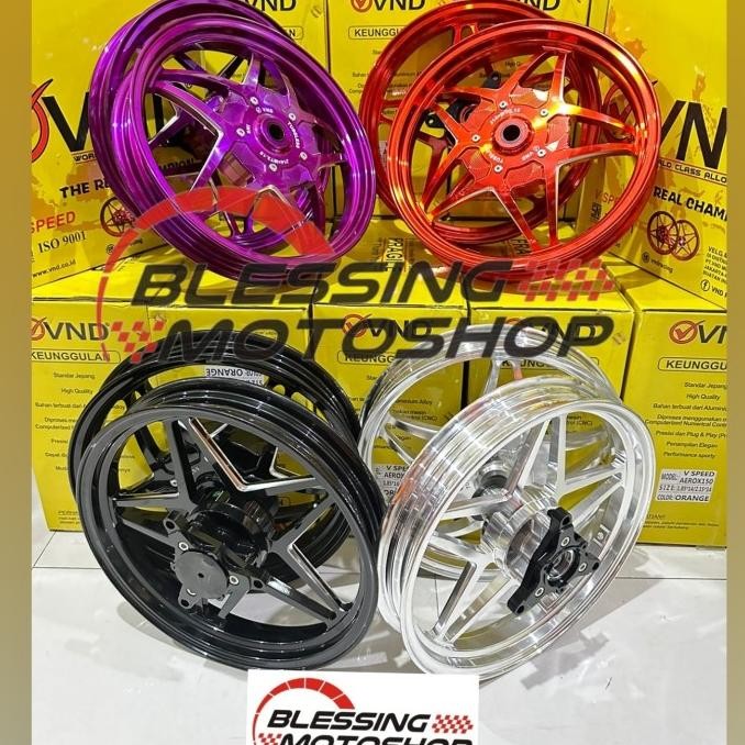 VELG V SPEED VND  YAMAHA AEROX OLD  /AEROX NEW VELG BINTANG VND TERSEDIA