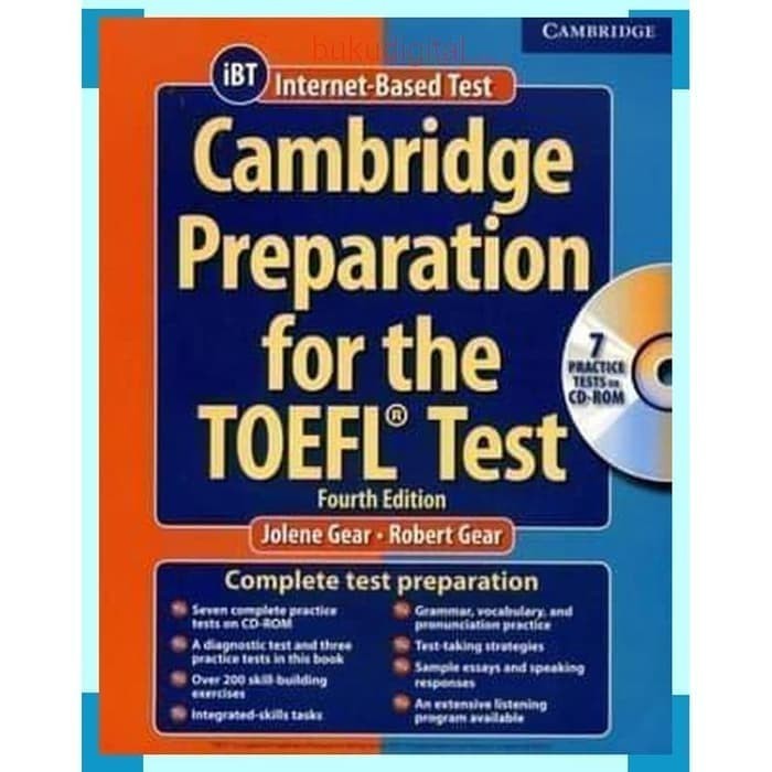

Planner Cambridge Preparation For The Toefl Test + Audio Cd Toefl Ibt 4Th Ed