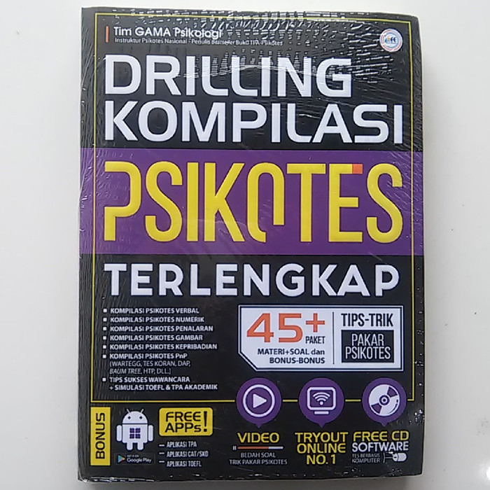 

Alat Tulis Buku Drilling Kompilasi Psikotes Terlengkap + Cd - Tim Gama Psikologi