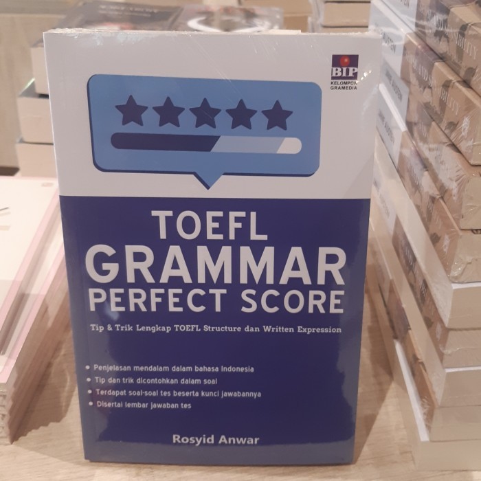 

Original..!! Buku Toefl Grammar Perfect Score By Rosyid Anwar