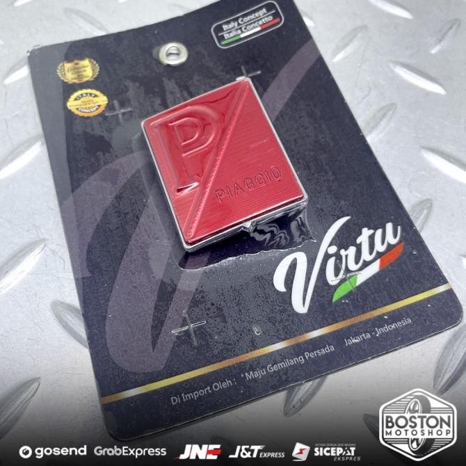 Ori - Virtu Emblem Dasi Cnc Dengan Housing Vespa Matic