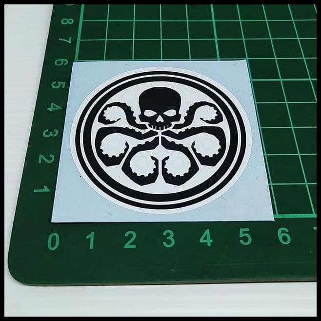

BEST DEAL CUTTING STICKER LOGO HYDRA 2WARNA HITAM PUTIH 5X5CM !