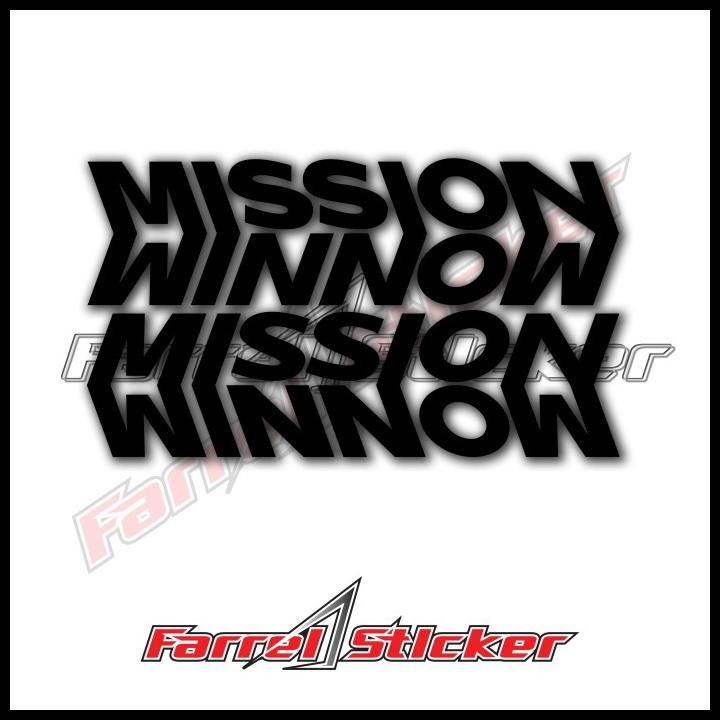 

GRATIS ONGKIR STIKER STICKER MISSION WINNOW !!!!!!
