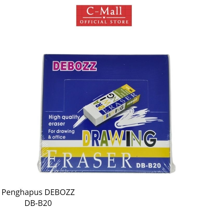 

KING ATK Debozz drawing eraser/ penghapus pensil 2B warna Putih DB-B20 1 Pcs