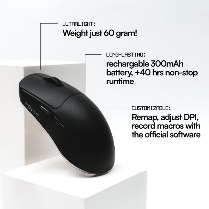 Onlyone NOVA PRO Lightweight Wireless Gaming Mouse