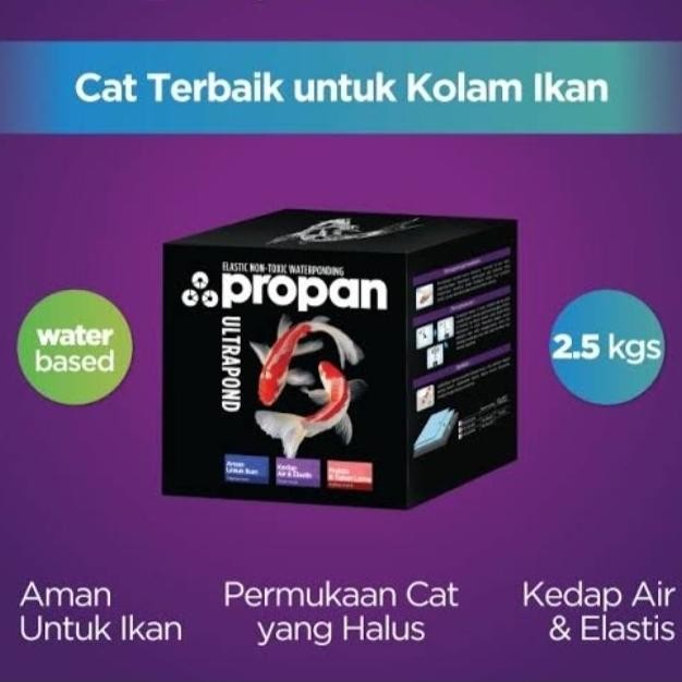 

PROPAN CAT KOLAM IKAN ULTRAPOND ( 2.5 LITER ) PROPAN ORIGINAL