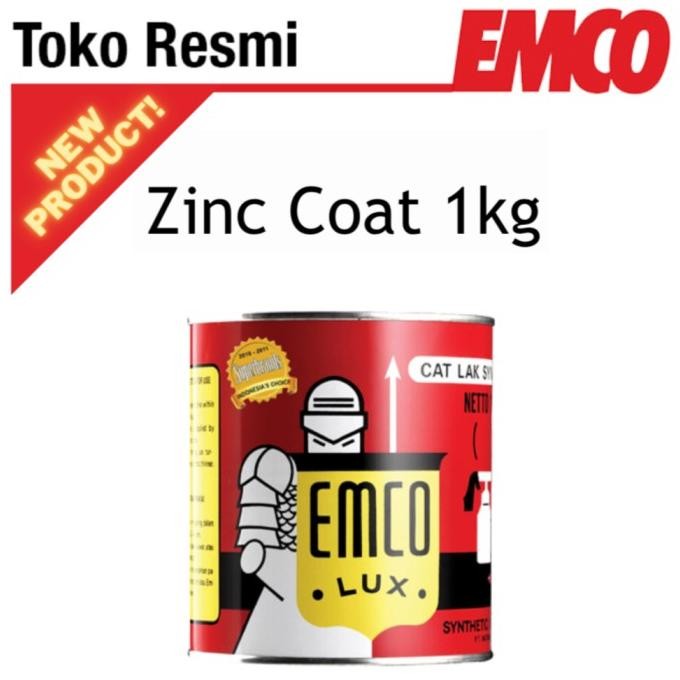 

ZINC COAT EMCO 1KG CAT DASAR GALVANIS BESI BAJA RINGAN SENG ALUMINIUM ORIGINAL