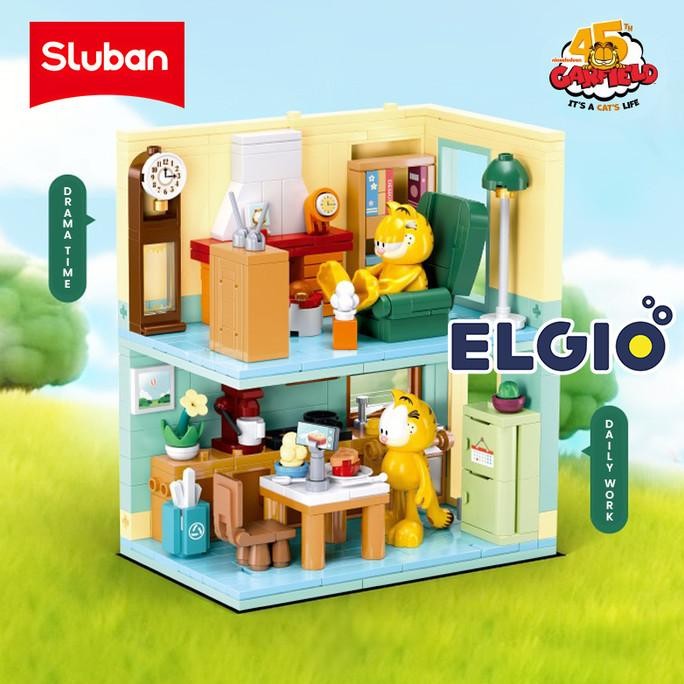 

SLUBAN BRICKS GARFIELD RUMAH KUCING CAT PET HOUSE SET B1225 B1226 ORIGINAL