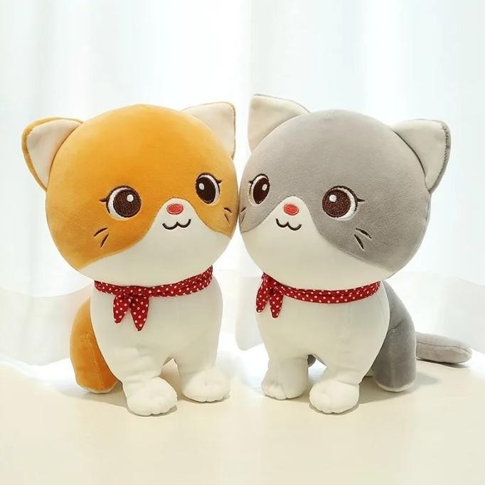 

KAWAII KUCING SQUISHY BONEKA MEWAH LUCU KARTUN BONEKA HEWAN KUCING CAT ORIGINAL