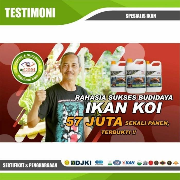 Probiotik Suplemen Organik Cair Gdm Untuk Ikan / Perikanan - 2 Liter