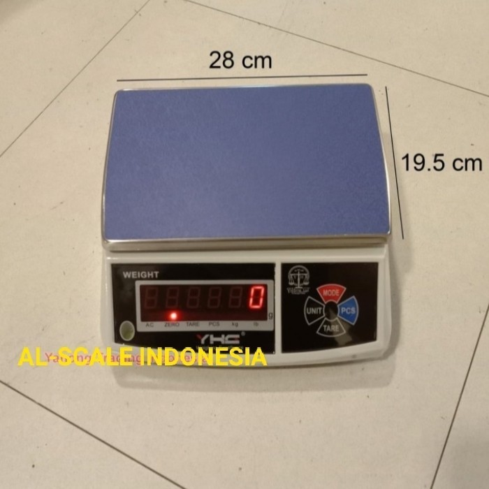 TERBARU Timbangan meja digital 30kg x 1gram untuk industri dan dapur loundry