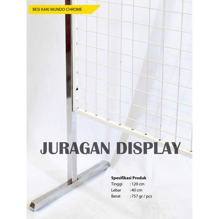 Kaki Mundo Chrom - Rak Mundo -Ram