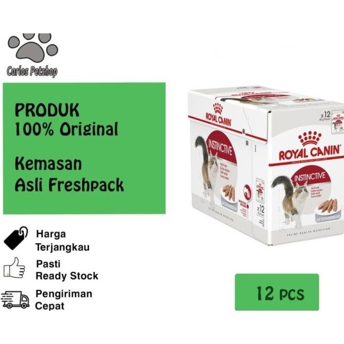 

ROYAL CANIN INSTINCTIVE LOAF ADULT WET CAT FOOD 12X85 GR / 1 DUS ORIGINAL