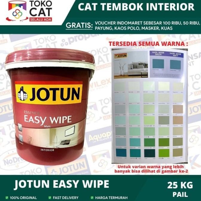 

CAT ANTI NODA JOTUN EASY WIPE TINTING ( BISA REQUEST WARNA ) 25 KG ORIGINAL