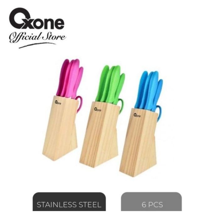 

Berkualitas Pisau Set Oxone OX 961 Pisau Dapur Oxone 961 Pisau Warna Knife Set