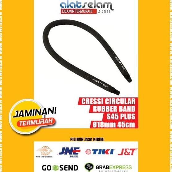 Miliki Cressi Circular Rubber Band S45 Plus 18Mm 45Cm (U/ 75Cm Speargun)