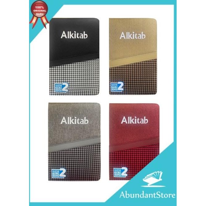 Alkitab Ukuran Besar Sampul Kain Resleting Sapolo - TB2 064