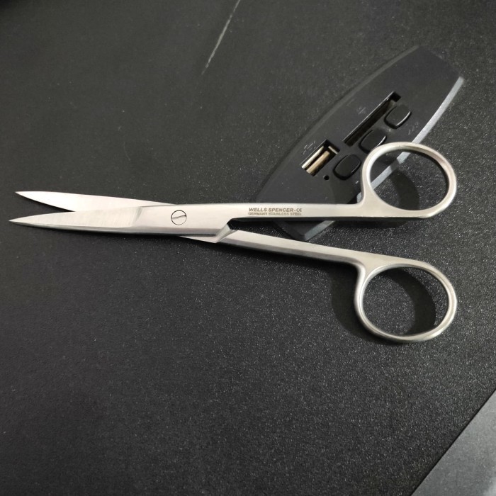 

Gunting Operasi - gunting tajam Lurus 14cm ( Wells Spencers )