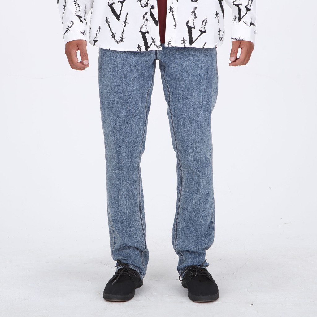VOLCOM - MLD VORTA SLIM FIT JEANS CALI BLUE