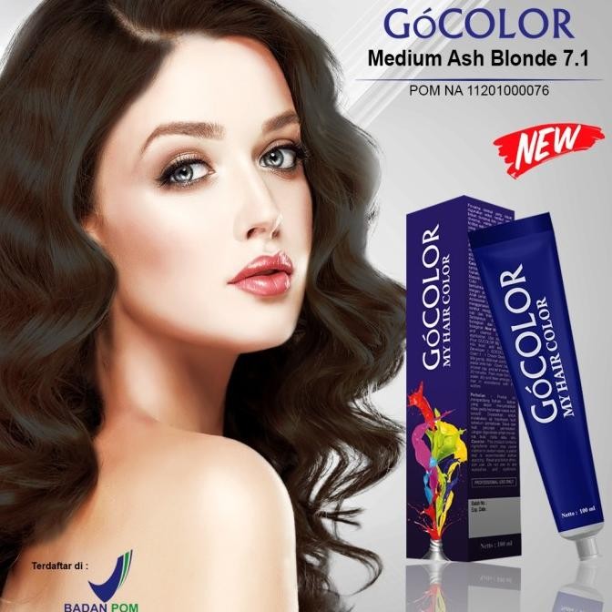 

PEWARNA RAMBUT / CAT RAMBUT PERMANENT GOCOLOR MY HAIR COLOR 100 ML ORIGINAL