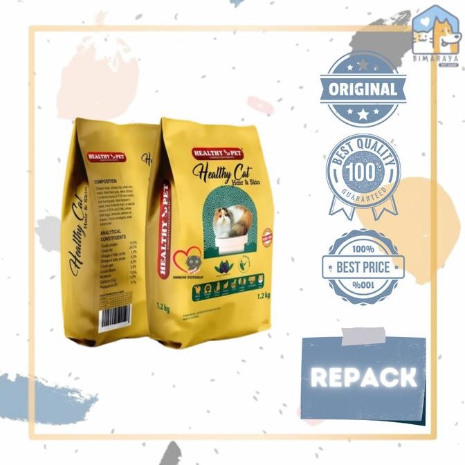 

HEALTHY PET HEALTHY CAT HAIR & SKIN CAT FOOD 1 KG REPACK ORIGINAL