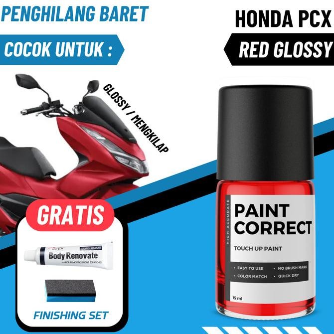 

CAT OLES PENGHILANG BARET HONDA PCX RED GLOSSY MERAH MENGKILAP ORIGINAL