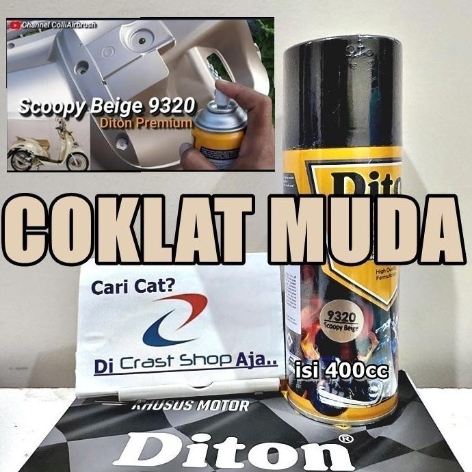 

CAT PILOX DITON PREMIUM 9320 SCOOPY BEIGE 400CC COKLAT MUDA HONDA ORIGINAL