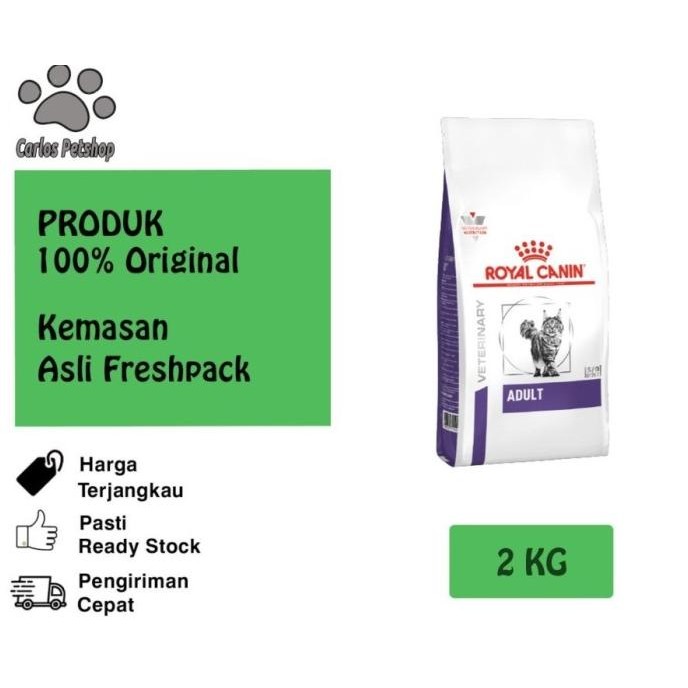 

ROYAL CANIN VET NUTRITION ADULT CAT 2KG - TERMURAH ORIGINAL