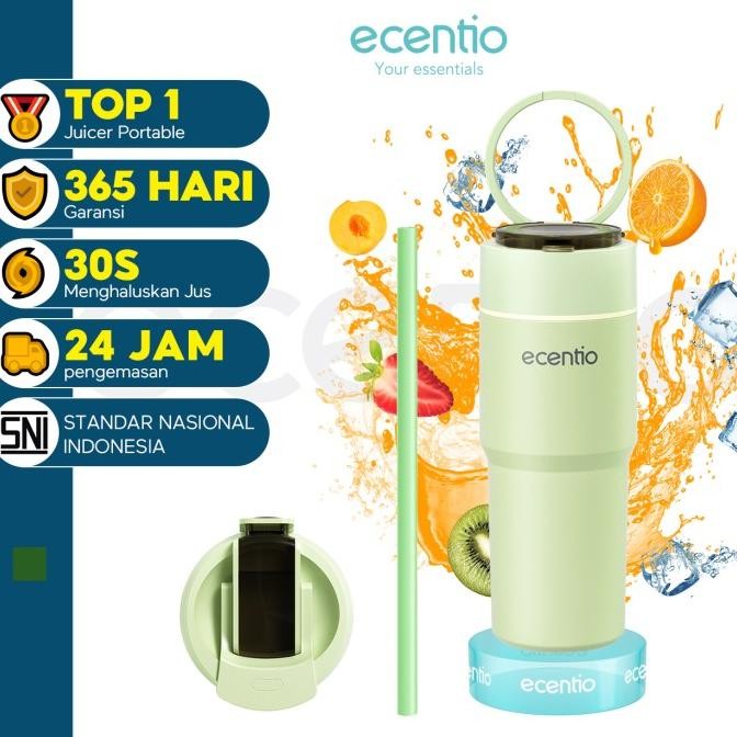 

Berkualitas ecentio Blender Mini Portable Juicer 700ml Stainless 316 Chopper kecil bumbu kapsul jus buah 10 mata pisau BPA free