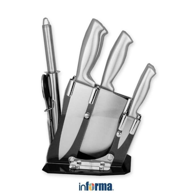 

Berkualitas Informa - Cooking Color Set 7 Pcs Pisau Dapur Dengan Pengasah Pisau