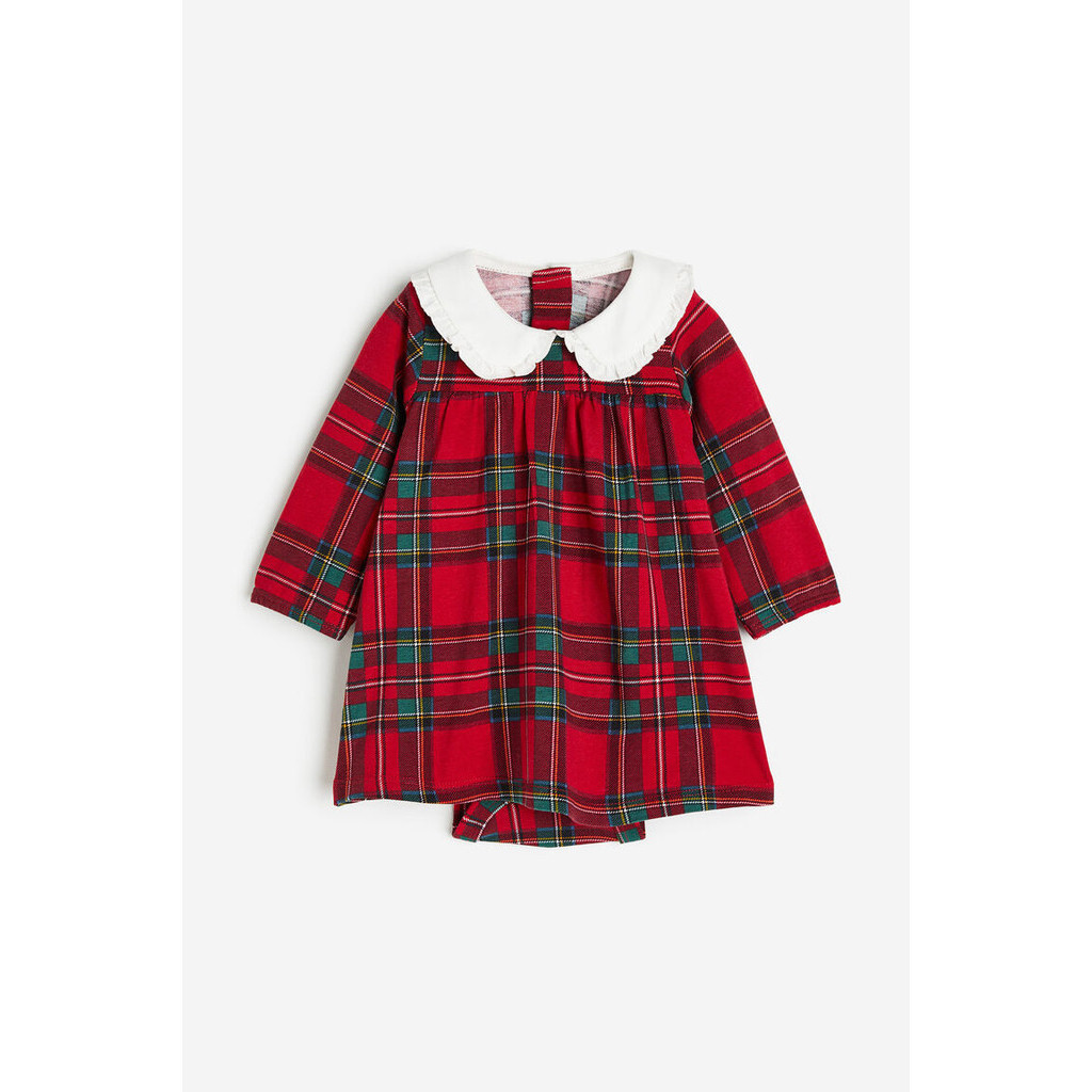H&M Anak Perempuan Collared bodysuit dress 1199938_3