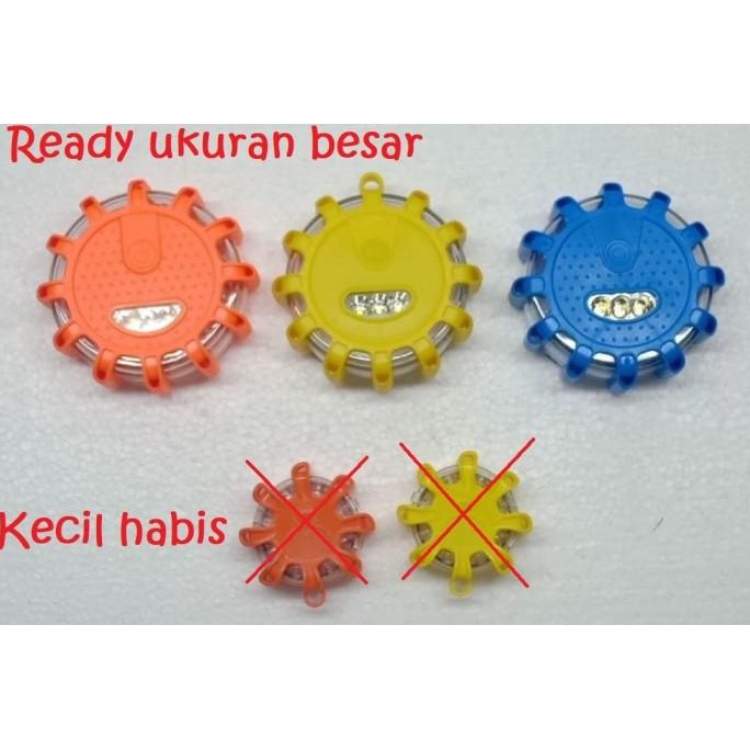 ori - lampu strobe strobo magnet tempel sos warning light mobil truk motor