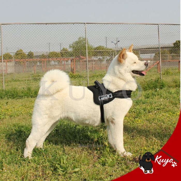 Dog Harness Rompi Anjing Polisi Tugas Jaga Baju Kalung Tali Hewan Pet