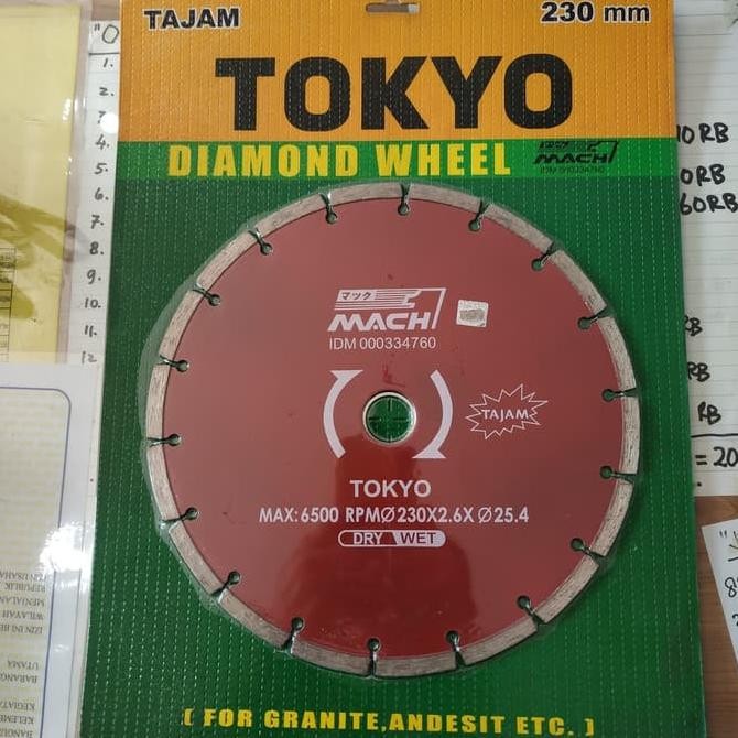 

Berkualitas Tokyo Diamond Wheel PISAU Mata Potong Beton Aspal 9 IN TERMURAH