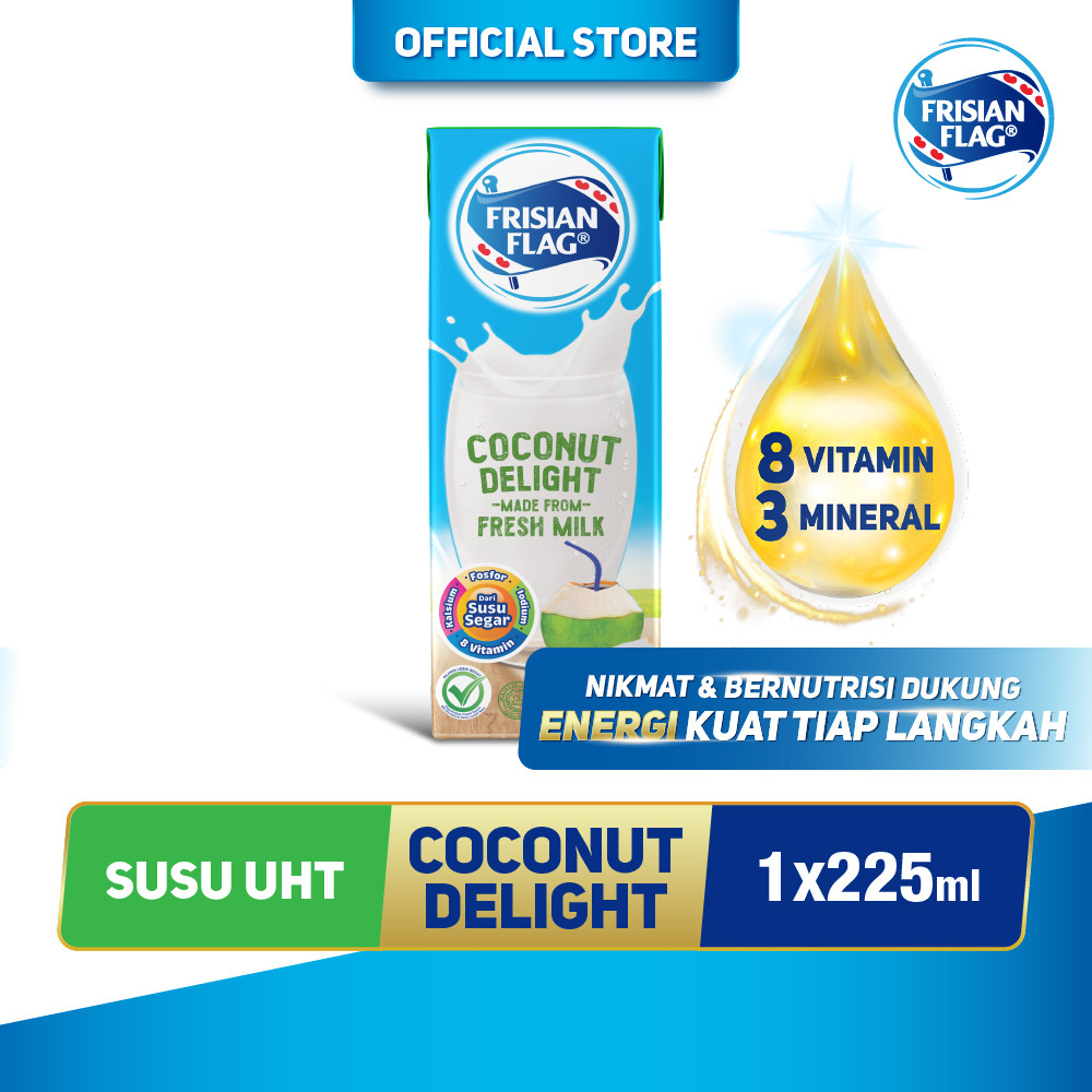 

Frisian Flag Susu UHT Coconut Delight 225ml - 1 pcs