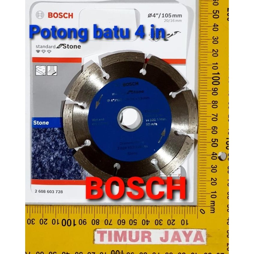 

Berkualitas BOSCH Diamond Wheel 4" Mata Gerinda Pisau Potong Keramik Batu Dry 728