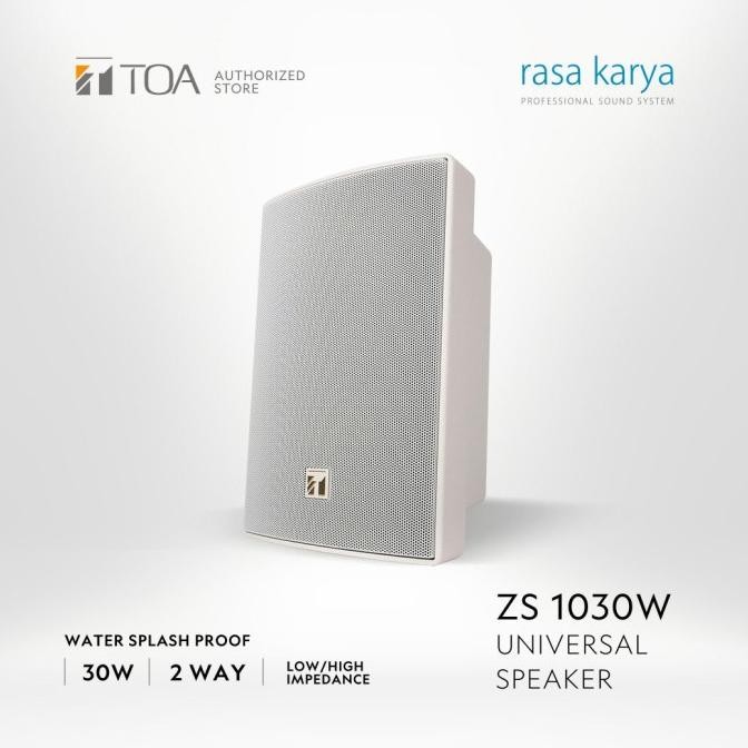 Speaker TOA ZS-1030 ZS1030 B W zs1030b zs1030w 1030b 1030w