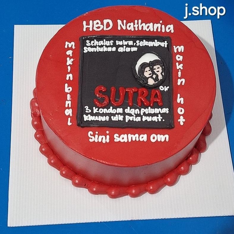 

[D16cm] Custom Cake Jakarta | Birthday Cake | Lettering Cake | Korean Cake [Baca Deskripsi]