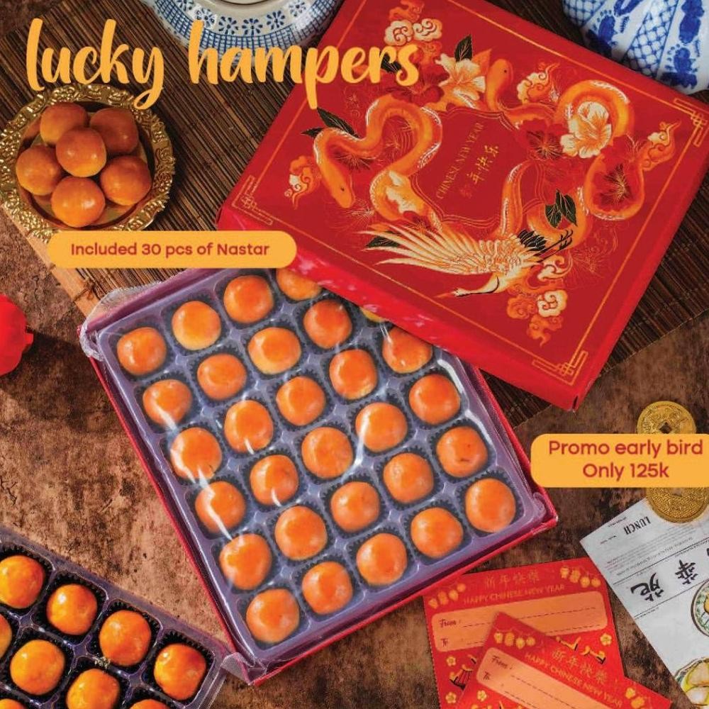 

HAMPERS CNY IMLEK / PARSEL KUE KERING PARCEL / IDUL FITRI / LEBARAN / NATAL CHRISTMAS