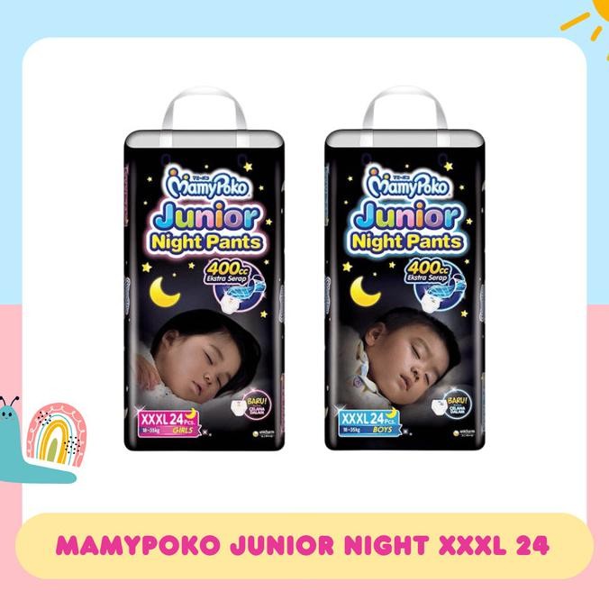 XXXL24 - Mamypoko Junior Night Pants Celana popok XXXL 24 XXXL24