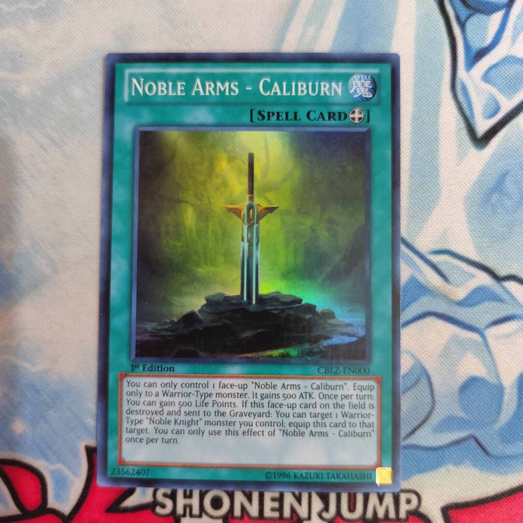 yugioh noble arms caliburn CBLZ super rare  original