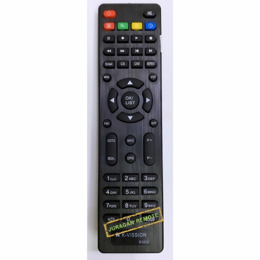 Remot Receiver KVISION Dekoder K-vision Remot Remote Digital Receiver Matrix K Vision Bromo C2000 K2