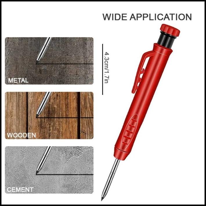 

Pensil Tukang Solid Carpenter Marking Besi Kayu Tembok
