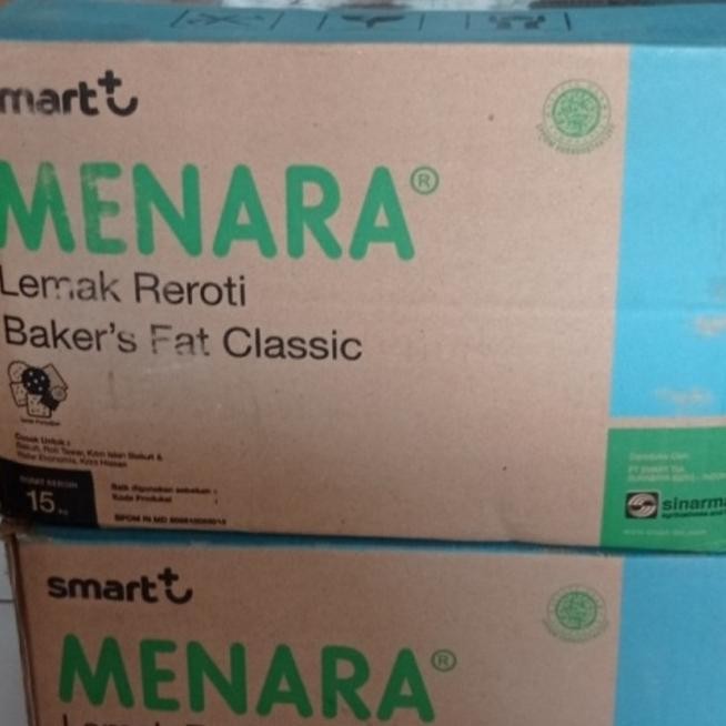 

Hortening Mentega Putih Menara 15 G Mart Halal Mui