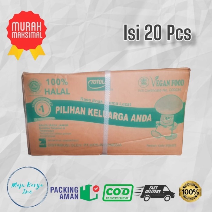 

Termurah Totole Kaldu Jamur 400 Gram 1 Dus Isi 20Pcs Halal Bpom Ready