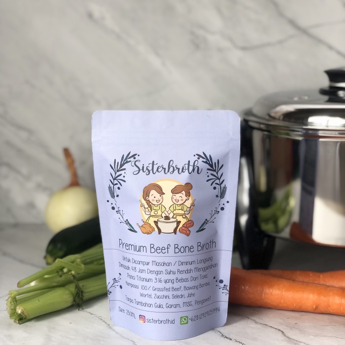 

Termurah Premium Beef Bone Broth 500Ml Ready