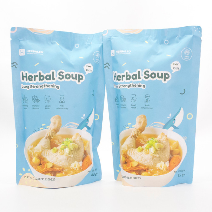 

Termurah Hebaleo Sup Paru-Paru Untuk Anak 65 Gram / Herbal Soup Lung Strengthen Ready